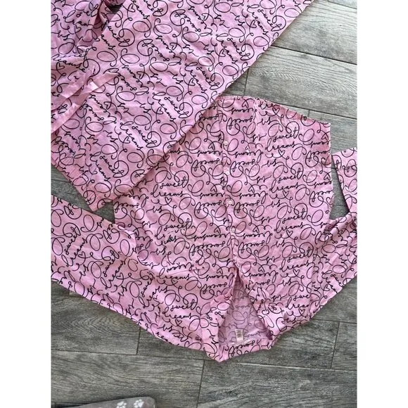 Victoria Secret Pajama Set NWT Flannel two piece‎ pajamas XXL Sweet Dreams 2XL